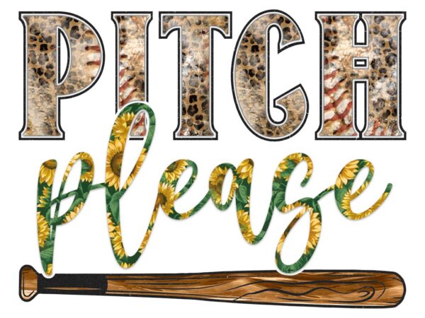 Pitch please baseball sport tshirt design