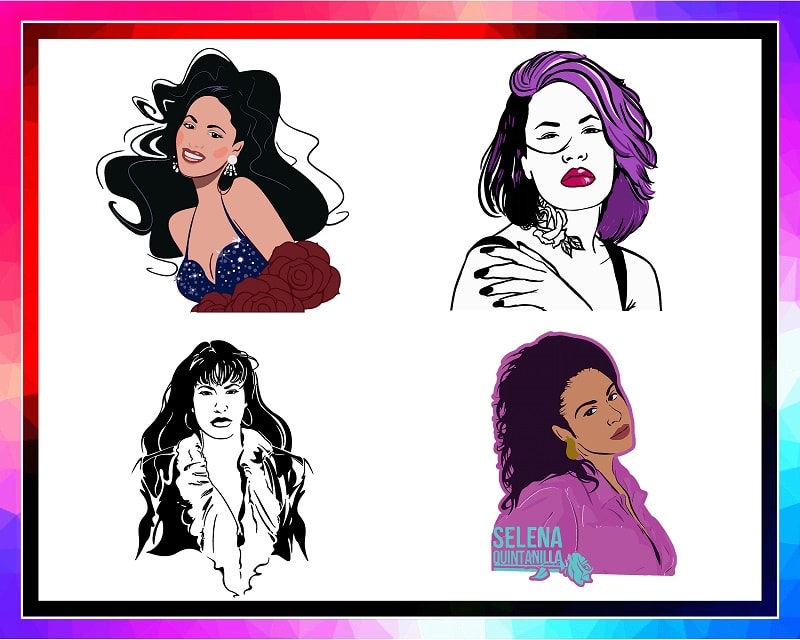 39 Singer SQ Bundle, Selena Quintanilla Images, Singer Images, Singer’s Portraits Bundle, Svg Dxf Png, Cricut File, Digital Download 947156285