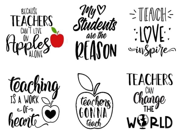 24 teacher svg bundle, school svg, teacher svg, cut files for cricut, silhouette, png, instant download 947401309