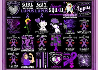 Bundle 98 Designs Lupus Awareness Png, Warrio Lupus Awareness, Lupus Purple Ribbon, In May We Wear Purple Sublimation Png, Digital Download 972543782