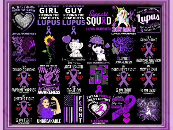 Bundle 98 designs lupus awareness png, warrio lupus awareness, lupus purple ribbon, in may we wear purple sublimation png, digital download 972543782