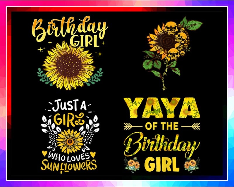 Combo 25 Designs Sunflower Png Bundle, Flower Png, Sunflower Butterfly Monarch Png, Sunflower Quotes, Sunflower Skull Png, Digital Download 944194299