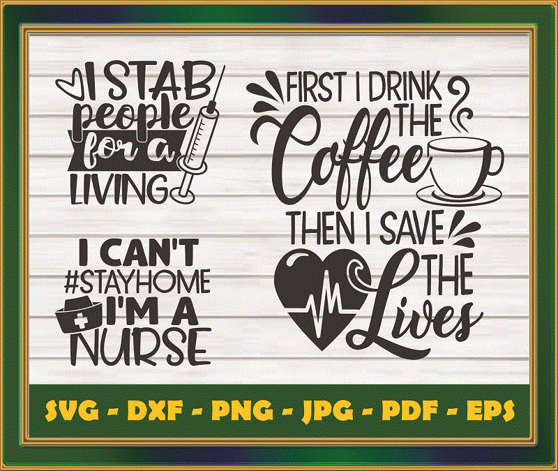 Bundle 22 Designs Nurse Quotes SVG, Medical Svg, Stethoscope Svg, Nurse Life SVG, Cut Files, Printable, Commercial Use, Digital Download 787900852