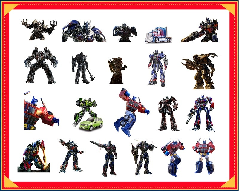 94 Transformers ClipArt- PNG Images Digital, Clip Art, Instant Download, Graphics Transparent Background Scrapbook 976047092