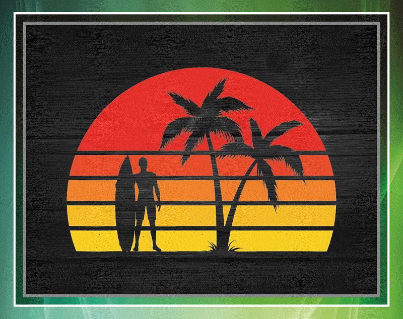 30 Designs Retro Sunset Png Bundle, Vintage Retro Sunset Beach Png, Retro 1980s 1990s Vaporwave Palm Trees, Retro Sunset Beach Lover Png 959658746