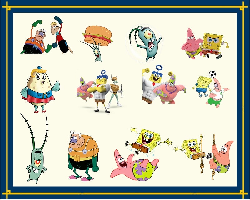 141 SpongeBob SquarePants Bundle, SpongeBob SquarePants Clip Art, SpongeBob SquarePants Png, SpongeBob SquarePants Images, Instant Download 961655348