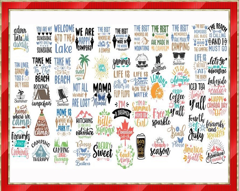 55 Designs Camping SVG bundle, Svg Files For Cricut, Camping Shirt Bundle Quote Svg, Svg Camping Bundle, Fonts Svg Bundle, Cut File Cricut 966849586