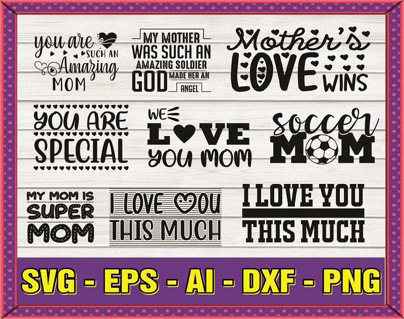 134 Mom SVG Bundles, Mom Fonts svg Bundle, Mom Design Bundle svg, Mom Quote, Funny Quote SVG, Mum Svg Files For Cricut, Instant Download 967615018