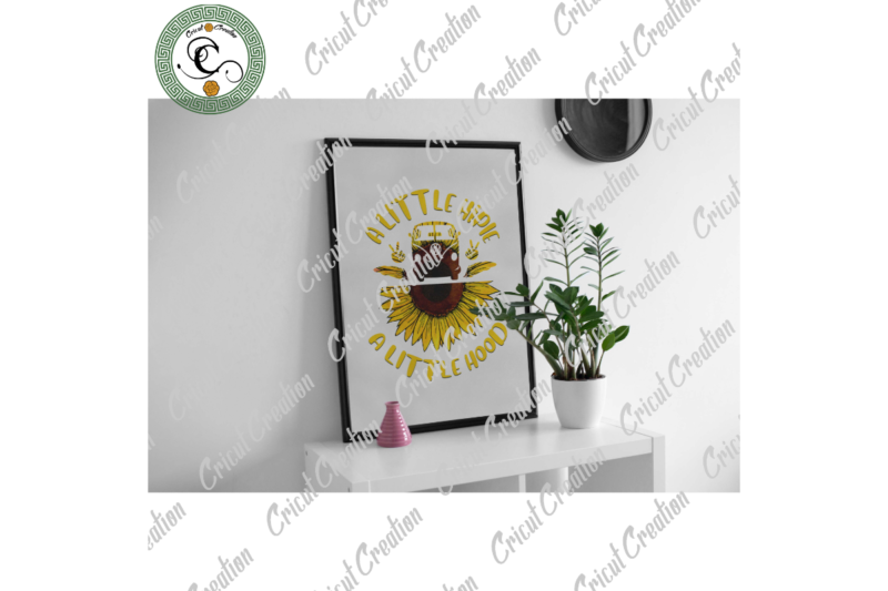 A Little Hiple A little Hood Diy Crafts, Car On Sunflower Svg Files For Cricut, Sunflower Silhouette Files, Trending Cameo Htv Prints