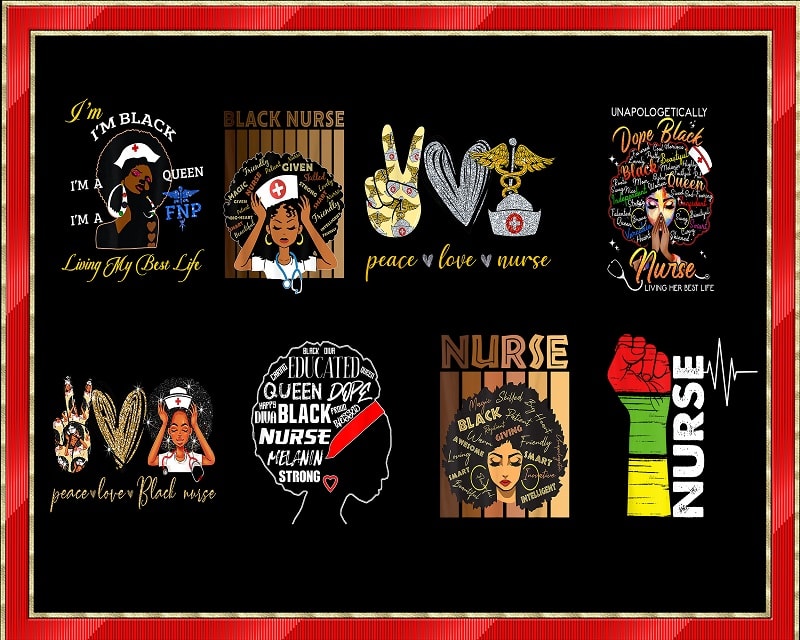 Black Nurse PNG Bundle, Black Dope Nurse, Peace Love Nursing, Black Nurse Png, Black Nurse Magic, Black Nurse Matter, Nurse Life, Nurse Png 959652304