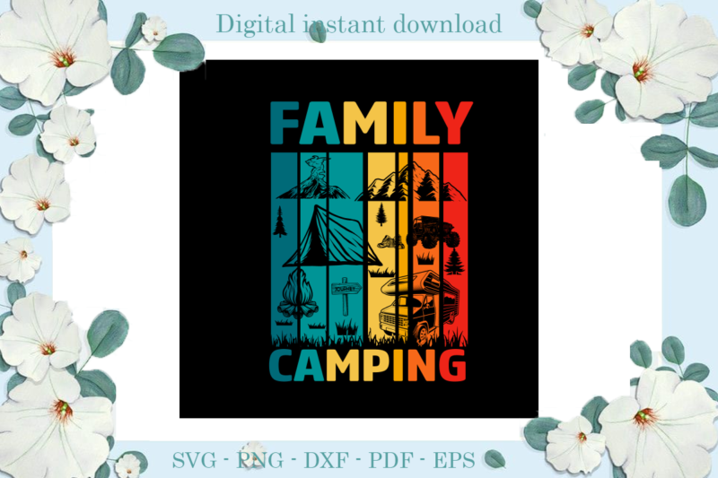 Trending gifts, Camping Day Family Camping , Camping day Svg Files For Cricut, Tent camping Silhouette Files, Trending Cameo Htv Prints