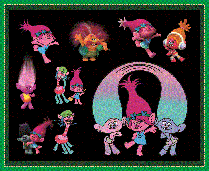 79 Trolls Clipart Png Bundle, Trolls Characters PNG, Printable Trolls ...