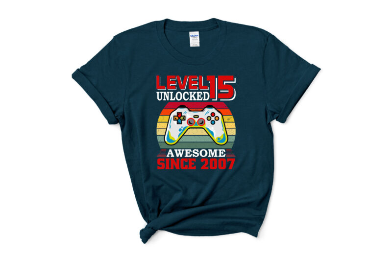 20 gaming birthday t-shirts design bundle