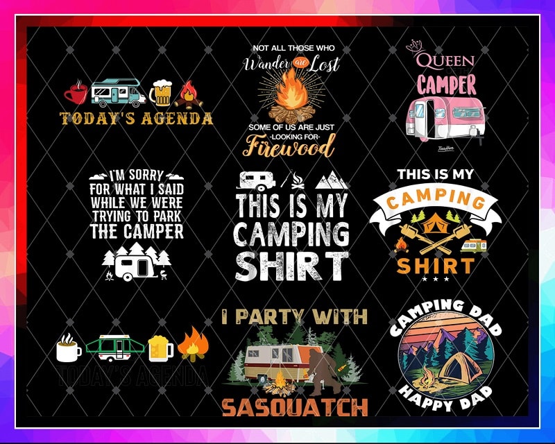 40 Designs Happy Camping PNG Bundle, Happy Camper Png, Queen of Camper, Best Campest png, Truck Camping png, Camping Lover, Instant Download 963420516