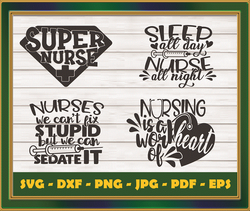 Bundle 22 Designs Nurse Quotes SVG, Medical Svg, Stethoscope Svg, Nurse Life SVG, Cut Files, Printable, Commercial Use, Digital Download 787900852