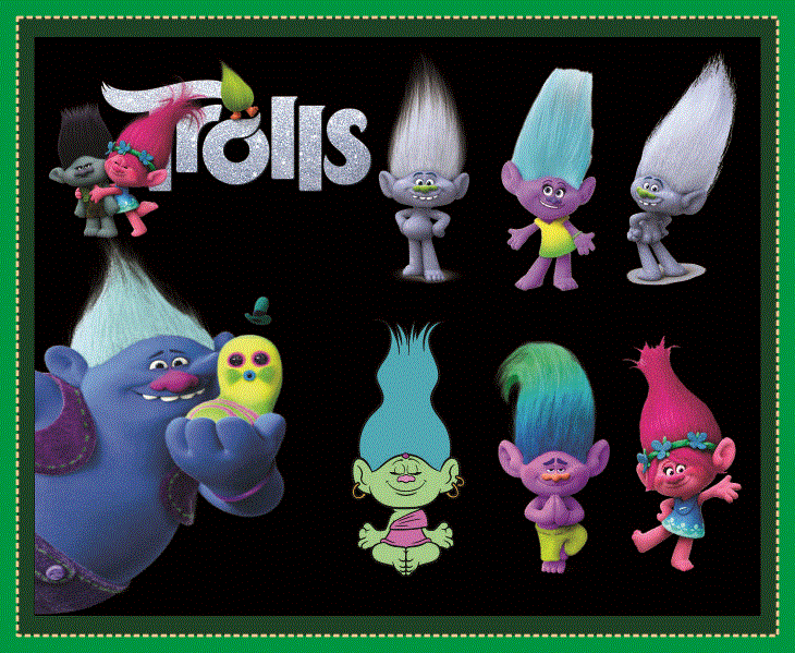 79 Trolls Clipart Png Bundle, Trolls Characters PNG, Printable Trolls ...