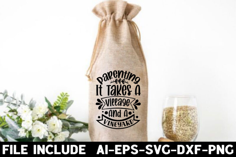 Wine Bag Svg Bundle