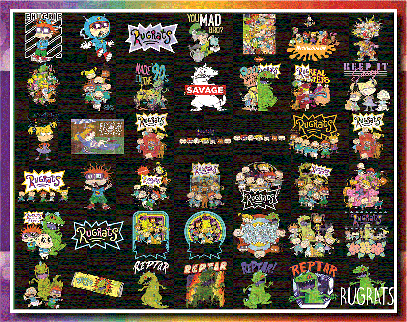 Bundle 161 Designs Rugrats Png, Rugrats Friends, Tommy Chuckie Finster, Nickelodeon, Tumbler, Decal, Sublimation Rugrats, Digital Download 1006831737