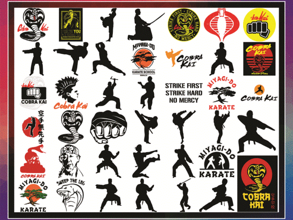 — 41 cobra kai svg bundle, cobra kai logo svg, cobra kai letter font, karate kid png, cobra kai snake symbol svg, digital download 1014563346