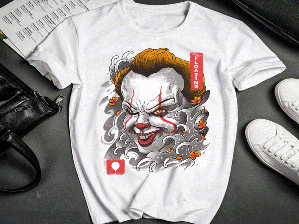 It movie png, slasher film png, horror character png, pennywise’s face png, scary movie png, png printable, digital file, instant download 1057937763 t shirt design for sale