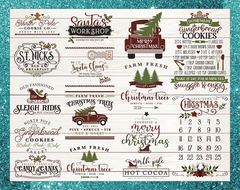 15 Farmhouse Christmas Sign SVG Bundle, Christmas SVG Bundle, Farmhouse Christmas Sign Cut Files, Christmas Digital Png, Digital Download 1049983999