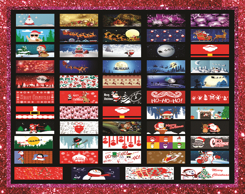 Combo 55 Christmas Various Mug Art Styles, 20oz Skinny Straight,Template for Sublimation,Full Tumbler, PNG Digital Download 1014533239