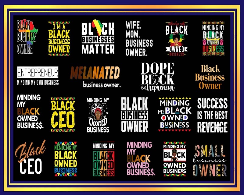 Black Business Owner PNG, Small Business Owner PNG, Small Business Owner Entrepreneur Png, Minding My Black Owned Business, Black CEO png 1013899905