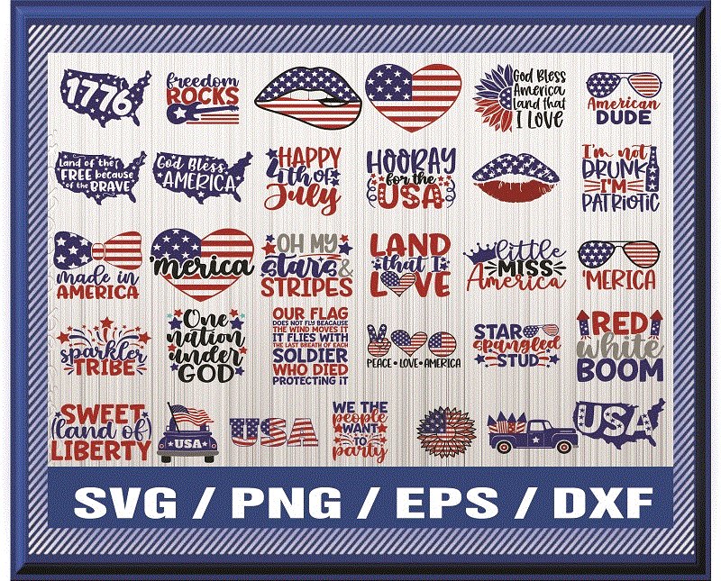 Combo 49 4th of July SVG Bundle, July 4th svg, Independence Day, 4th of July png, America Svg, USA Flag svg, Patriotic SVG, Digital Download CB827774943