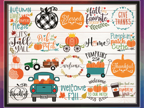 20 fall svg autumn svg svg files for cricut silhouette files, file digital, digital download, fall digital, autumn digital 1058772140