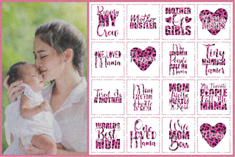 Mom Sublimation Bundle 20 Design