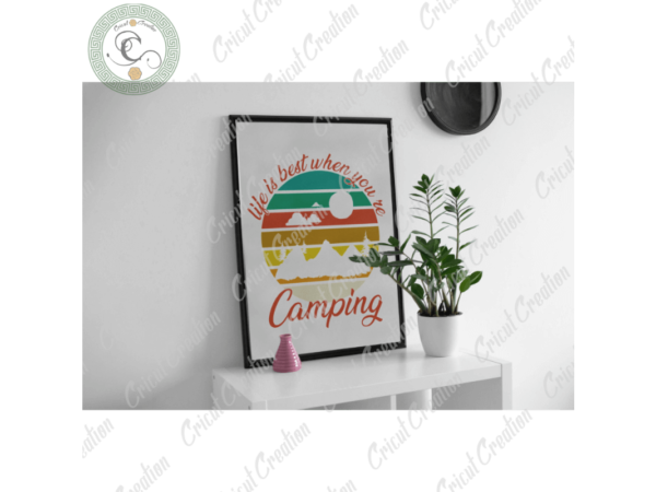 Camping day, camping forest diy crafts, camping life png files , watercolor camping silhouette files, camping lover cameo htv prints t shirt vector file