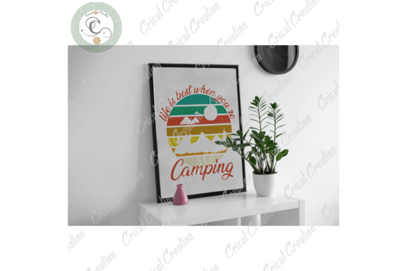 Camping Day, Camping Forest Diy Crafts, Camping Life Png Files , Watercolor Camping Silhouette Files, Camping Lover Cameo Htv Prints