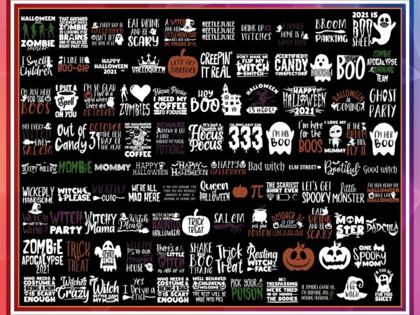 100 halloween 2022 svg bundle pack, best selling, witch svg, pumpkin svg, ghost svg, trick or treat svg, designs, quotes, saying, digital download 856260239