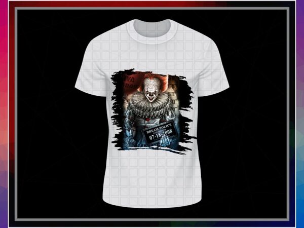 Pennywise it png, it chapter two, pennywise clown png, sublimated printing, instant download, png printable t-shirt, digital print design 872821047