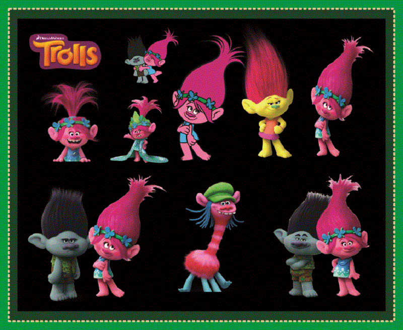 79 Trolls Clipart Png Bundle, Trolls Characters PNG, Printable Trolls Cartoon Images, Transparent Background, Instant Download 955938030