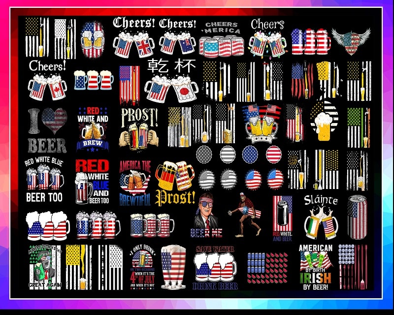 Combo 535+ Beer American Bundle PNG, Beer American Flag, Freedom and Beer Merica USA, Funny Beer Drinking, Beer Drinkers,sublimation digital 998750876