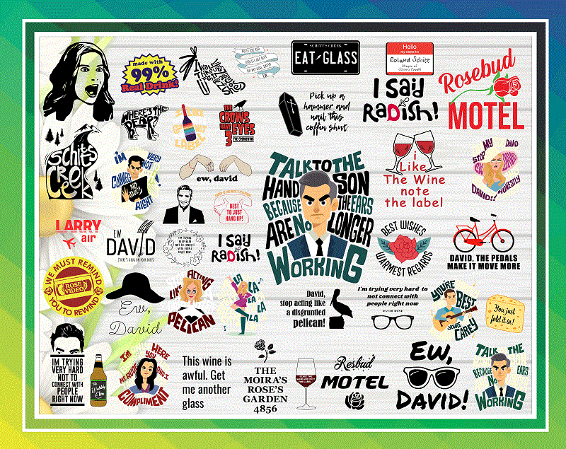 150+ Designs Schitt’s Creek Svg Mega Bundle, David Rose Svg, Ew Covid Quotes svg, Rose Apothecary svg, Schitts Creek svg cut files Digital 970694762