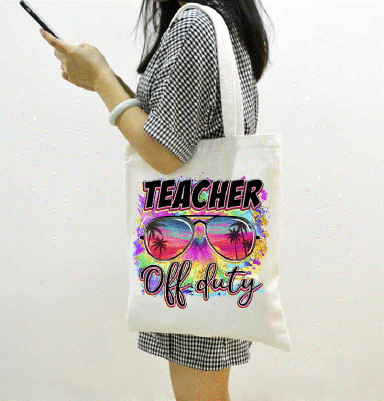 Teacher Off Duty Png, Teacher Off Duty Sunglasses Png, Beach Png, Tie Dye Png, Summer Holiday Png, Last Day Of School Png, Sublimation 1020634363