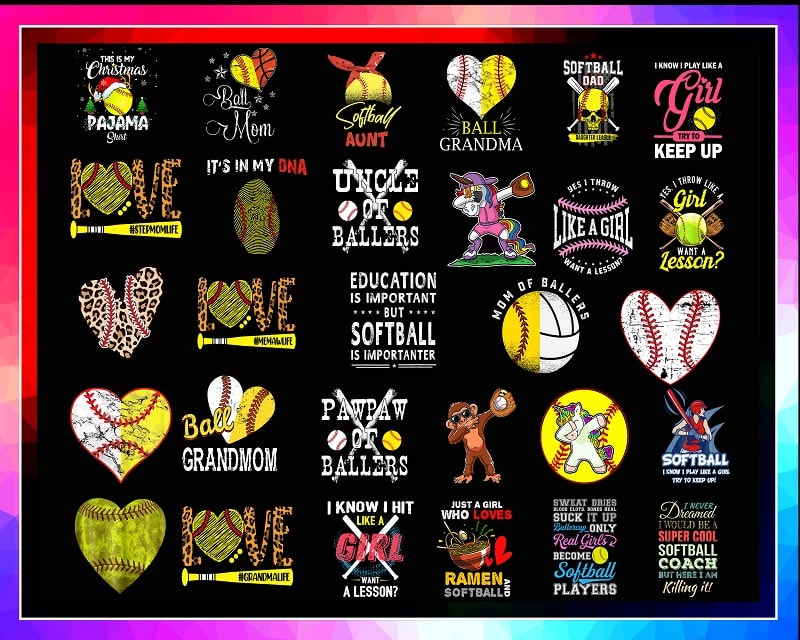 410 Softball Mom Png Bundle, Softball Mama Png, Softball Clipart, Softball Momy, Sports Design for Mother’s Day For Mom, Digital Download 999129798