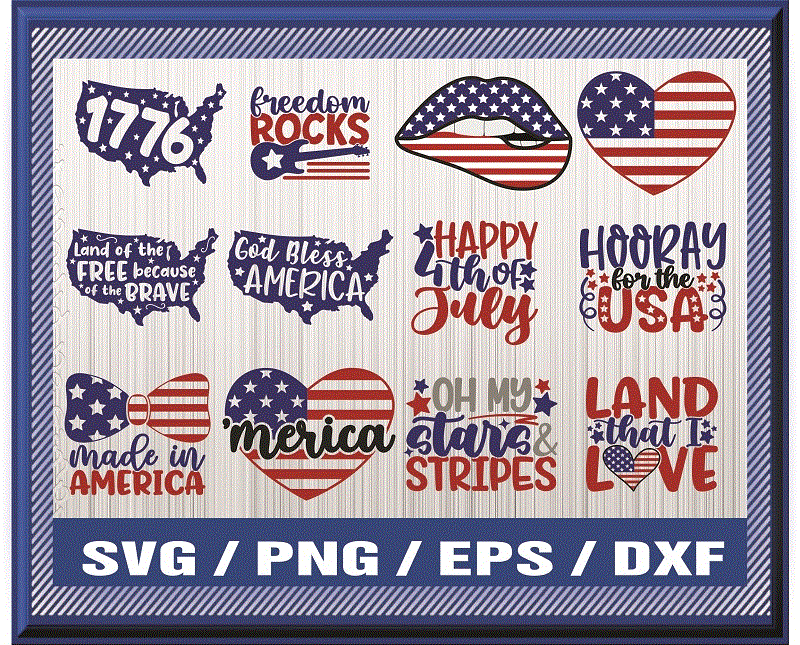 Combo 49 4th of July SVG Bundle, July 4th svg, Independence Day, 4th of July png, America Svg, USA Flag svg, Patriotic SVG, Digital Download CB827774943