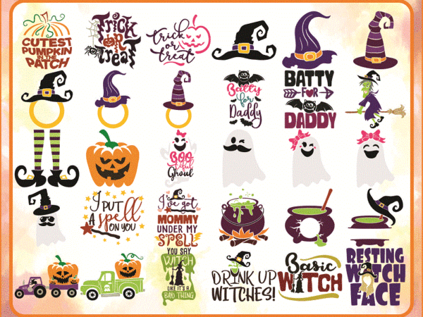 100 designs halloween svg bundle, vol 1 monogram quotes svg dxf eps jpeg png, halloween svg, format layered cutting files, digital download 645193831