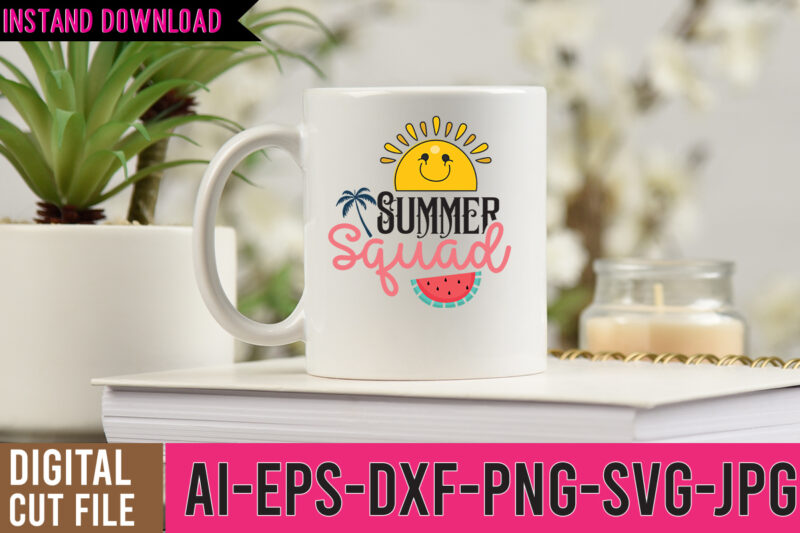 Summer Squad SVG Design,Summer Squad Tshirt Design ,Summer t shirt design bundle,summer svg bundle,summer svg bundle quotes,summer svg cut file bundle,summer svg craft bundle,Summer Vector Tshirt Design,Summer Graphic Design, Summer