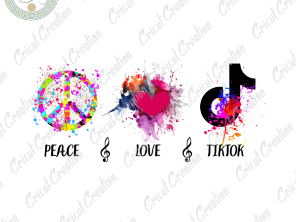 Trending gifts, peace sign colorful diy crafts, peace painting png files , love art silhouette files, trending cameo htv prints t shirt designs for sale