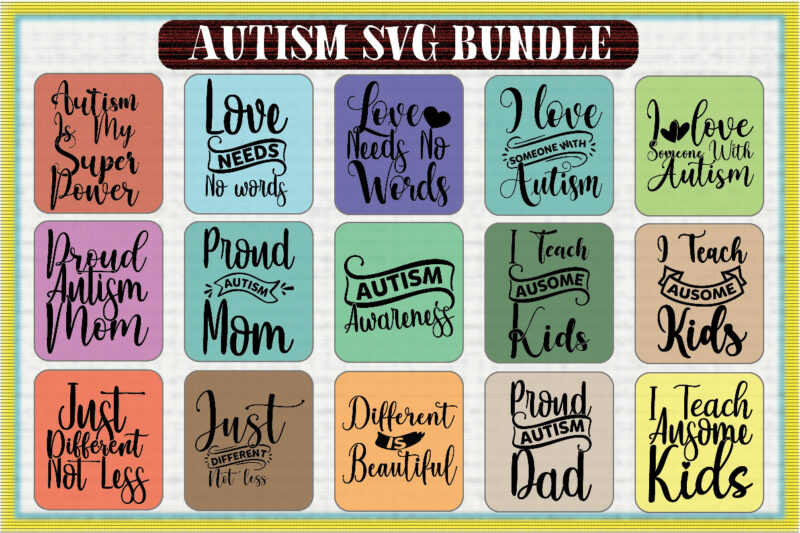 Autism SVG Bundle