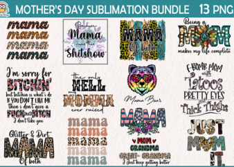 Mother’s day sublimation Bundle
