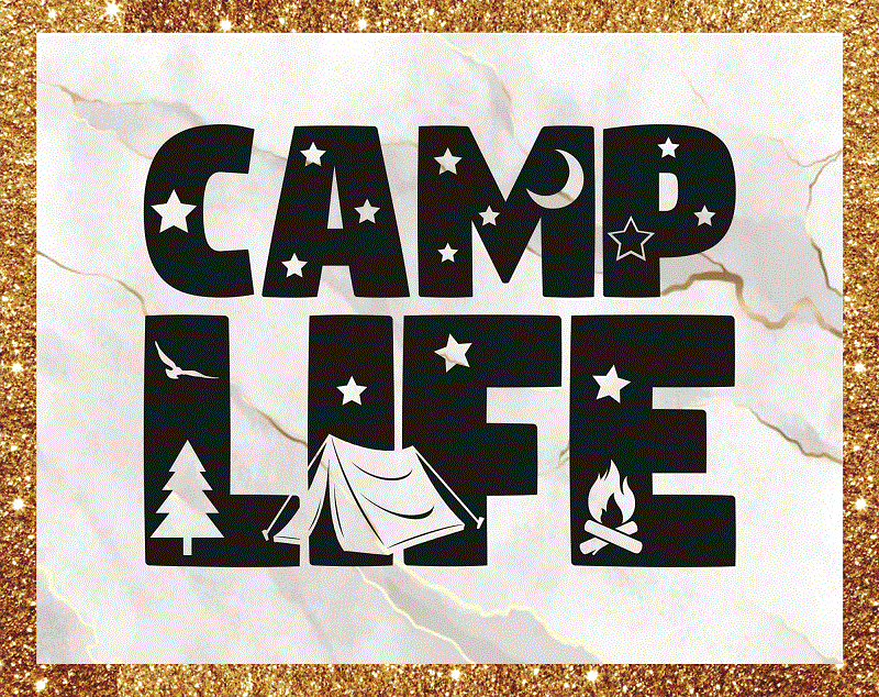 Combo 46+ Caming SVG Bundle, Camp Life SVG, Happy Camper, Camping Shirt, Queen of The Camper Cut File, King of The Camper, Instant Download CB613446559