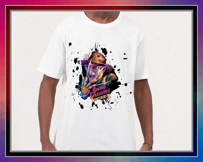 — Freddy Krueger, Sweet Dreams Are Made Of These Nightmare on Elm St PNG, Freddy Krueger T-shirt, no physical product, digital download, 1029090118