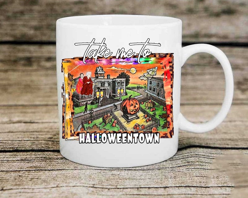 Take Me To Halloween Town, Halloweentown Png, Digital Design Sublimation, Digital download 1037203900