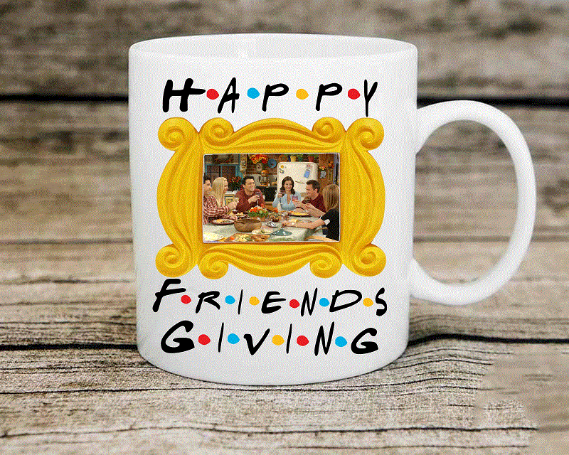 Happy Friends Giving Png Design, Friends – Thanksgiving – Friendsgiving Png, Digital image, PNG Sublimation, Screen Print, Digital Design 1036554988