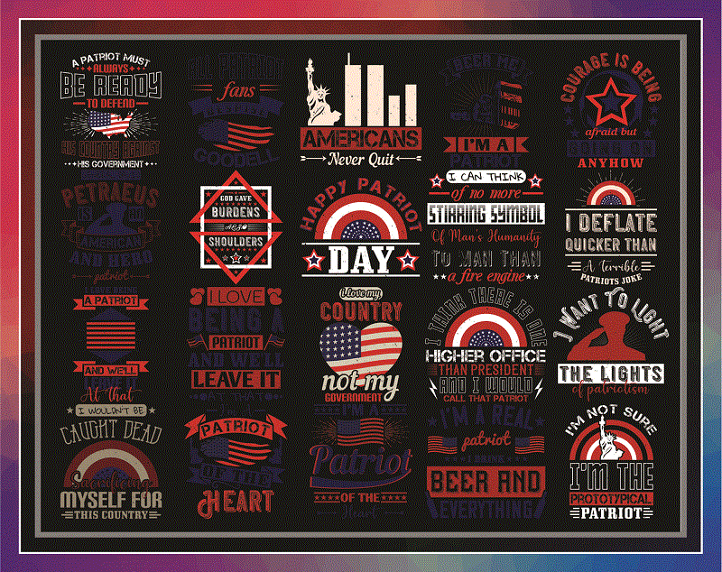 50 Patriot Bundle SVG, Patriot Bundle, Patriot Silhouette, Patriot Clipart, Instant Download, Cut Files For Cricut, Patriot Svg Ai Esp Png 1020534578